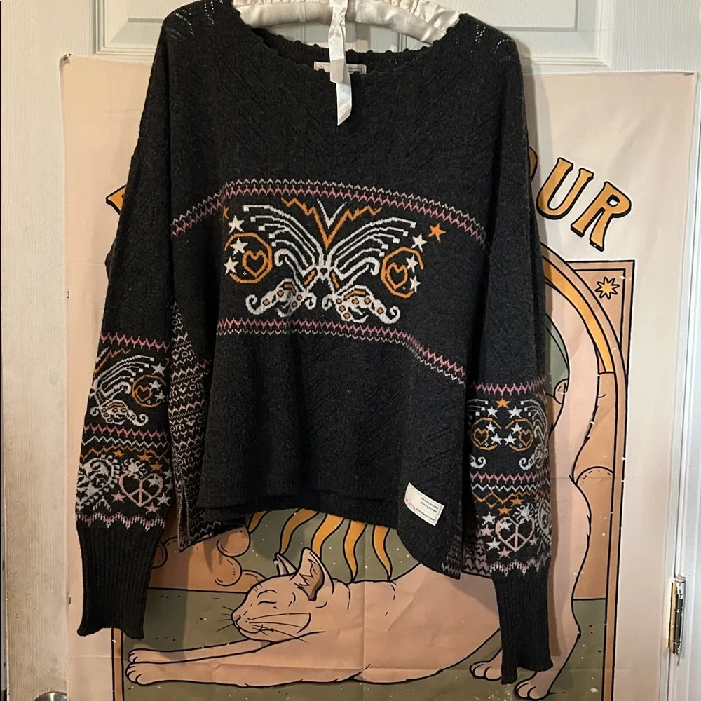 RARE! Wool. Odd Molly oversized ☮️ lambswool sweater - Picture 3 of 12